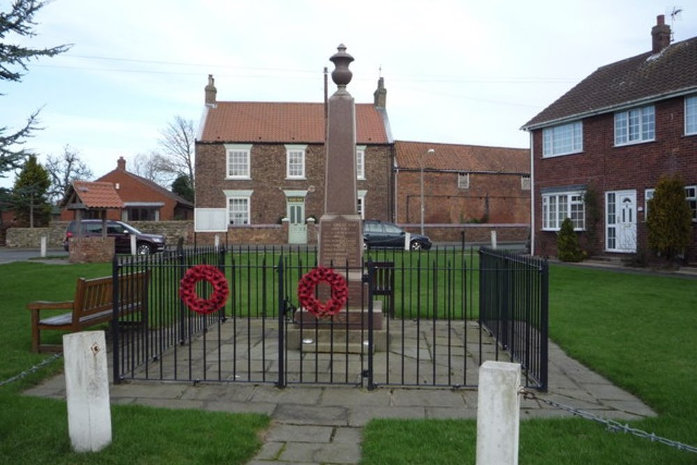 Oorlogsmonument Skipsea #1