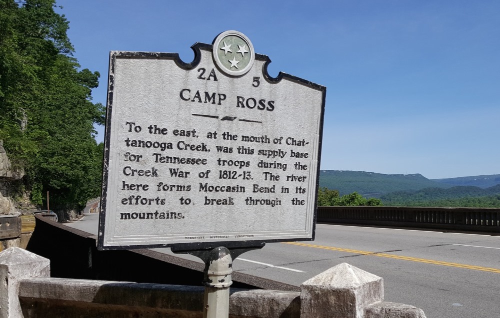 Informatiebord Camp Ross