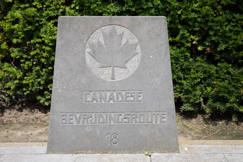 Marker No. 18 Canadian Liberation Route #1