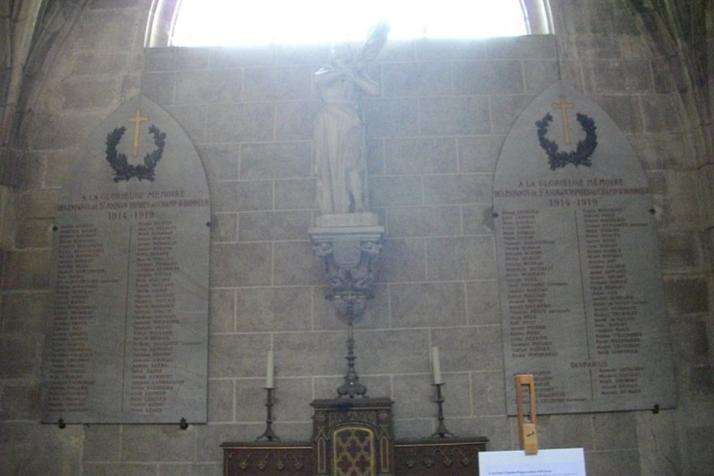 World War I Memorial glise Saint-Aignan #1