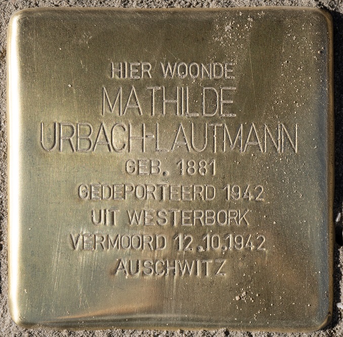 Stolpersteine Roggestraat 20 #3