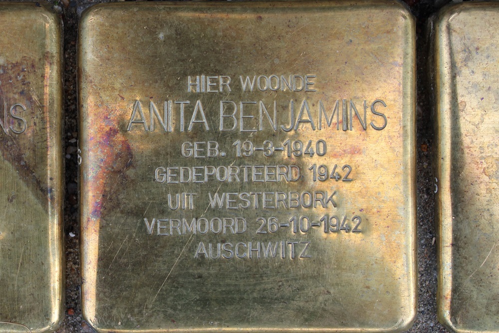 Stolpersteine Kribbestraat 39 #3