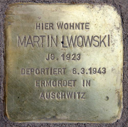 Stolpersteine Pestalozzistrae 15 #5