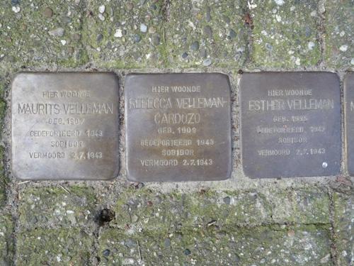 Stolpersteine Distelstraat 24 #4