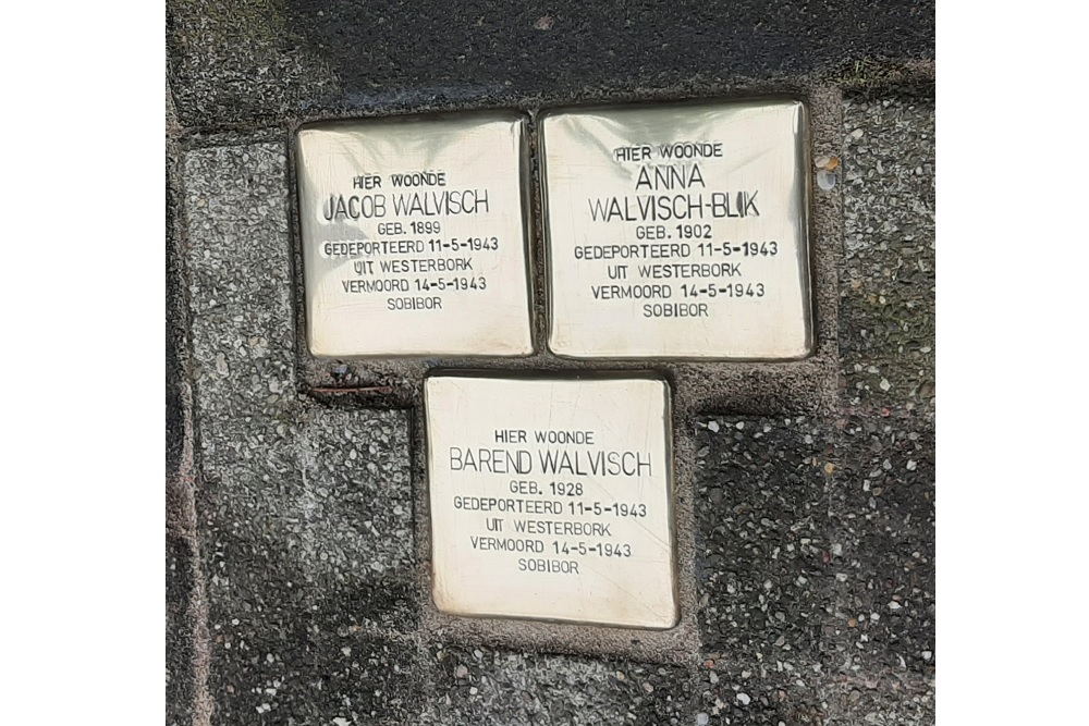 Stolpersteine Pres. Steijnstraat 5 #3