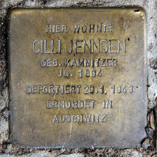 Stolperstein Pariser Straße 15 #1