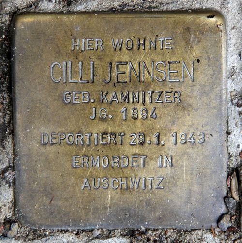 Stolperstein Pariser Strae 15 #1