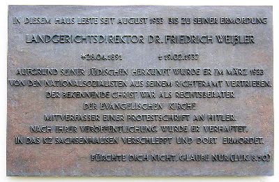 Gedenkteken Friedrich Weiler #1