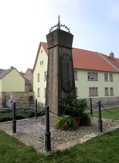 Oorlogsmonument Obereichstädt #1