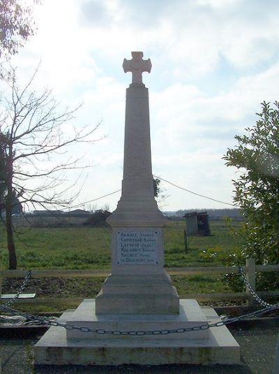 Oorlogsmonument Loupiac-de-la-Réole