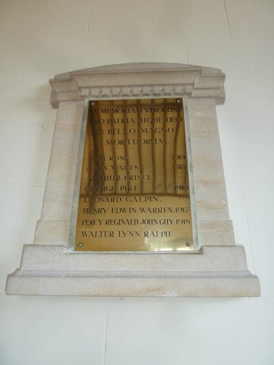 War Memorial St. Andrew Church