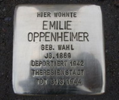 Stolperstein Händelstraße 3