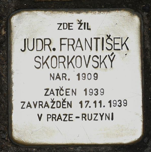 Stolperstein Běhounsk 105/1