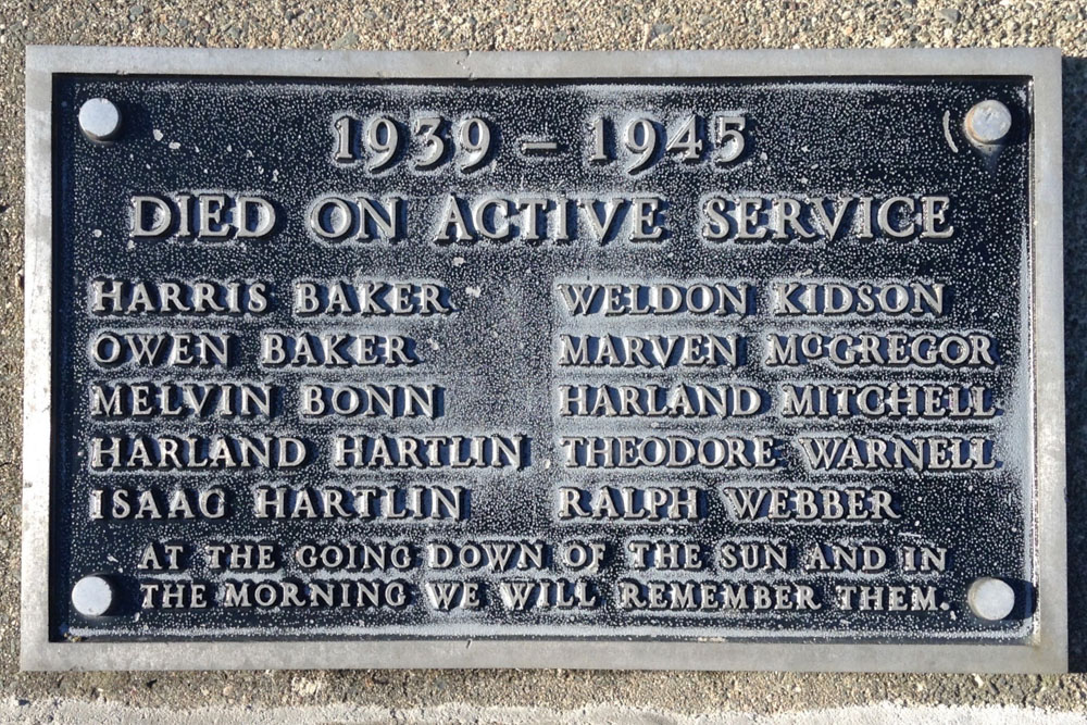 Oyster Pond War Memorial #1