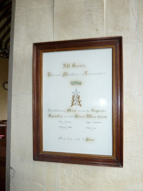 War Memorial All Saints Church