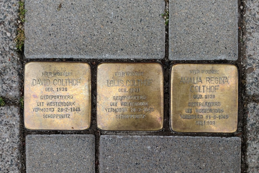 Stolpersteine Vechtstraat 63-III #1