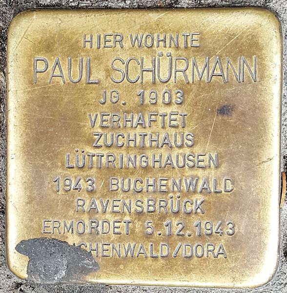 Stolperstein Goerdelerstrae #1