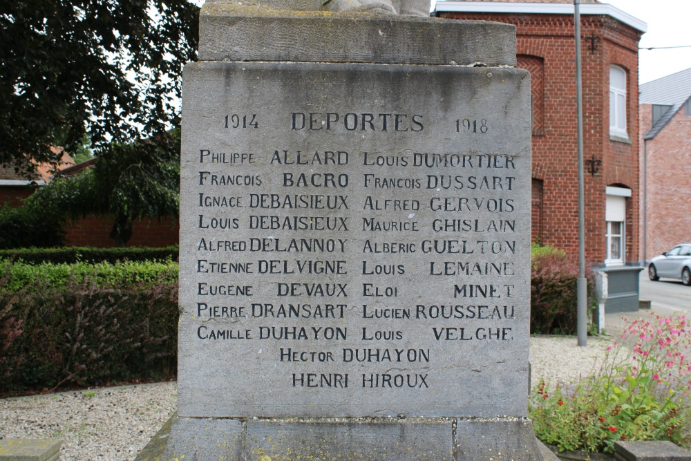 Oorlogsmonument Taintignies 	 #3