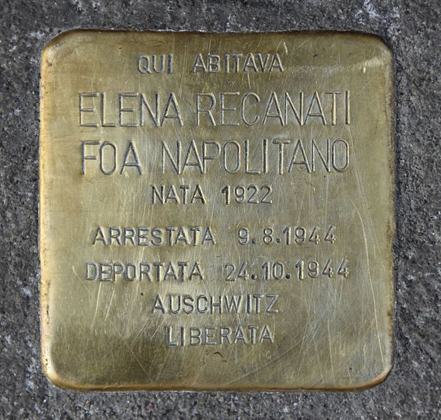 Stolpersteine Via Ormea 40 #3