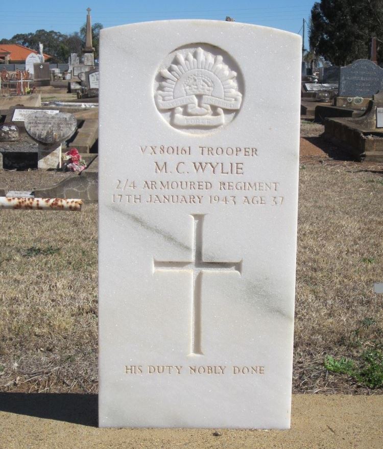 Commonwealth War Grave Oakey Cemetery #1