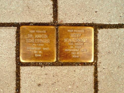 Stolpersteine Brhlstrae 27