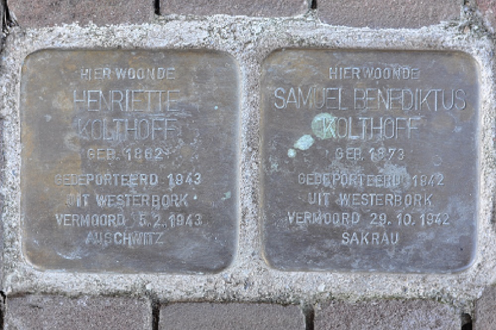 Stolpersteine Groningerstraat 19 #2