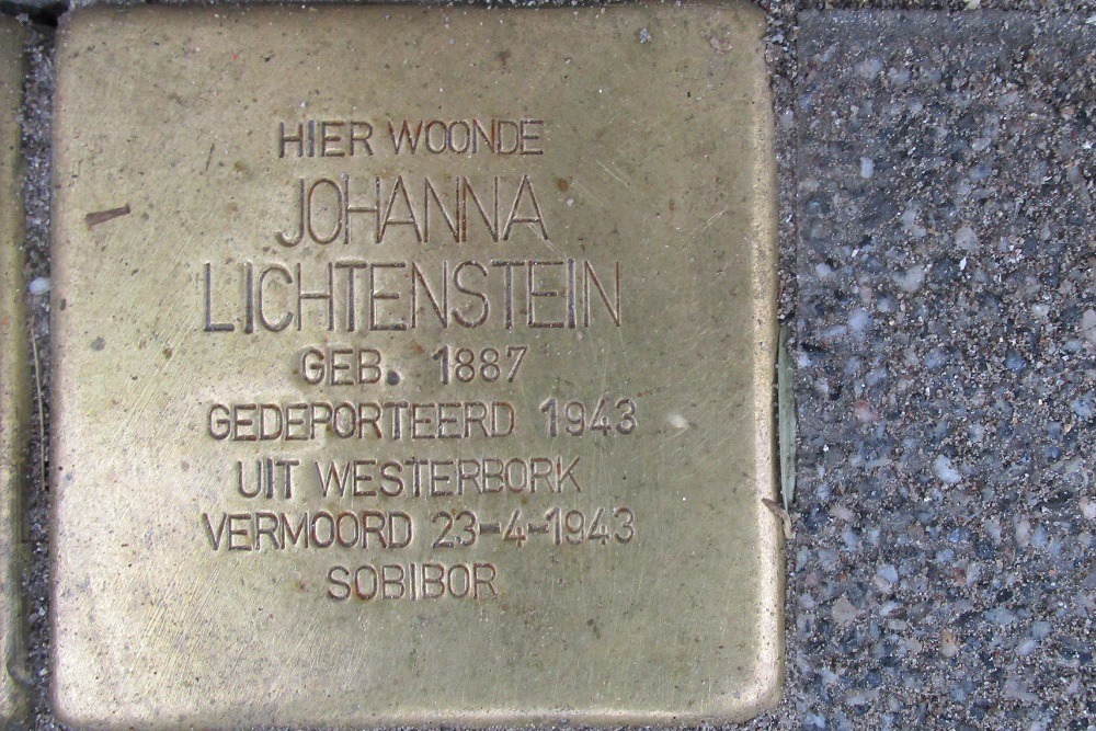 Stolpersteine Lisstraat 25b #3