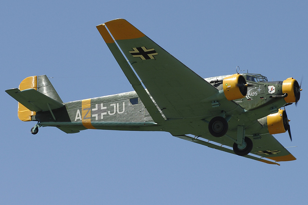 Crashlocatie Junkers Ju-52-3m BJ YV #1