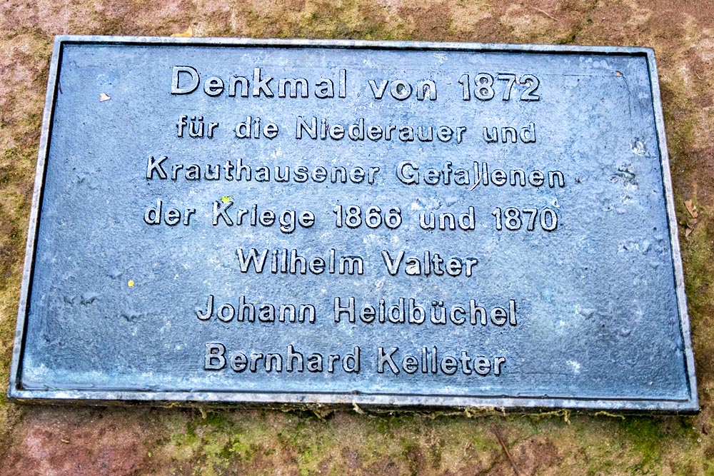 Memorial 1872 Niederau #2