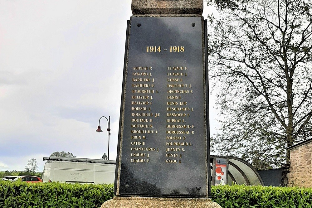 Oorlogsmonument Veyrac #3