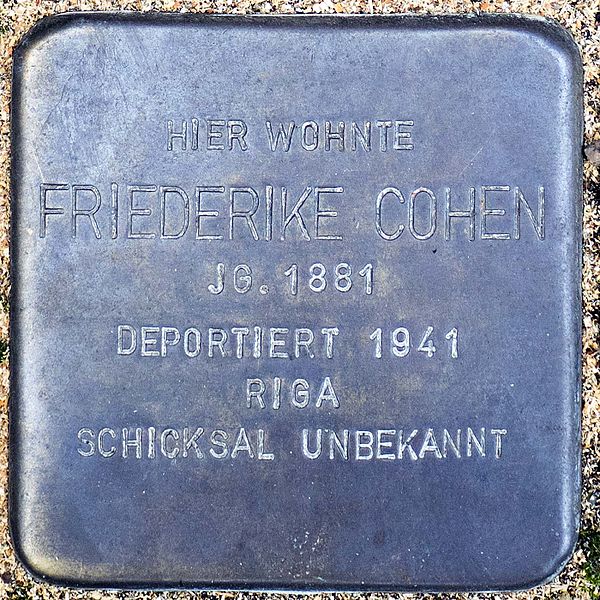 Stolpersteine Jakob-Krebs-Strae 68 #1