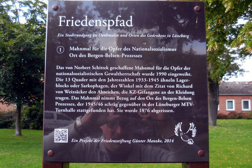 Monument Bergen-Belsen Proces Lüneburg