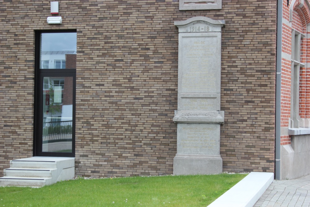 Oorlogsmonument Zwevegem Werkhuizen