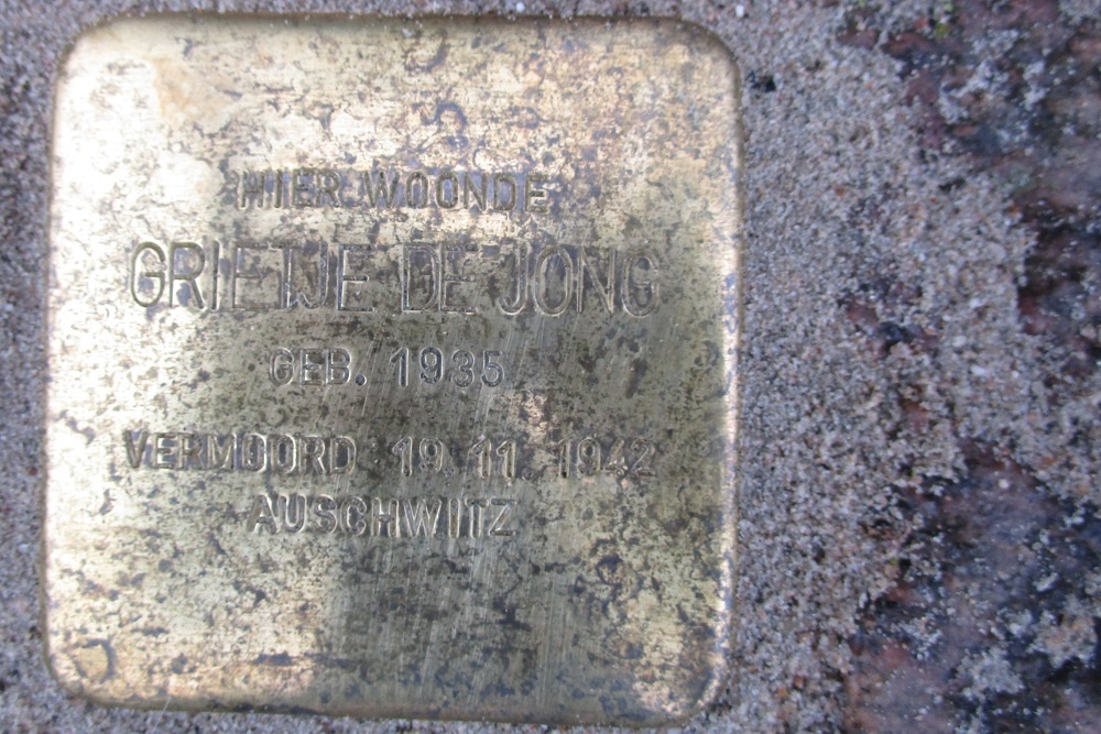 Stolpersteine Adriaan van Altenastraat 19 #4