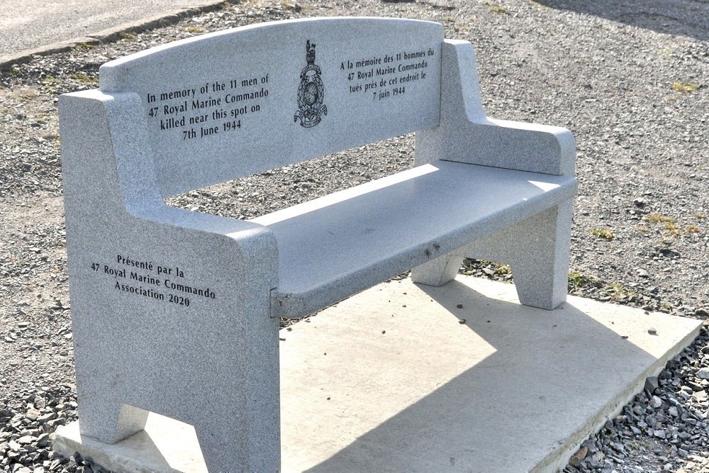 Remembrance Bench 47th Royal Marine Commando #1