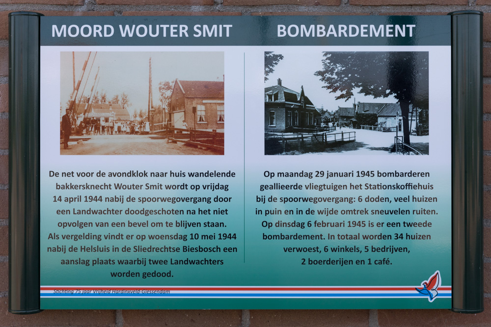 Information sign no. 1 Second World War in Hardinxveld-Giessendam #1