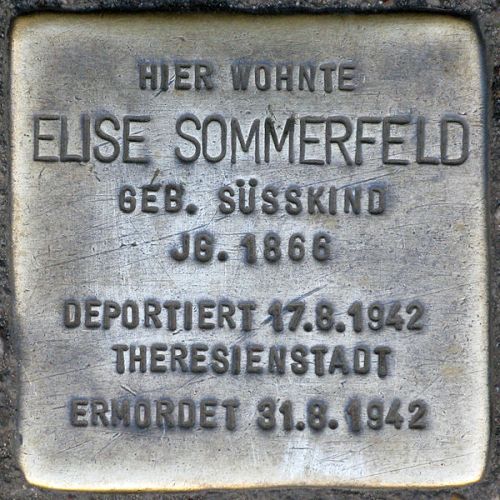 Stolpersteine Sonntagstraße 29 #2
