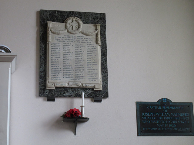 War Memorial St. John the Evangelist Church