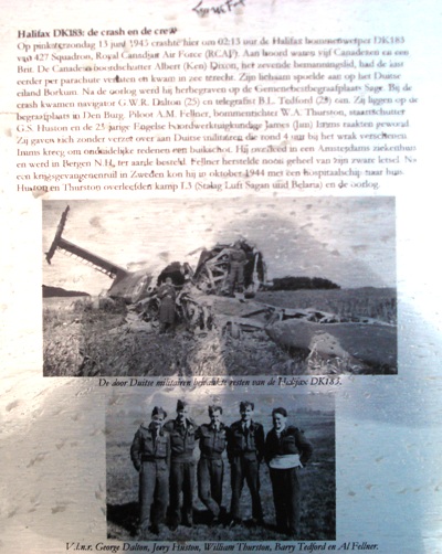 Monument Neergestorte Halifax Bommenwerper #3
