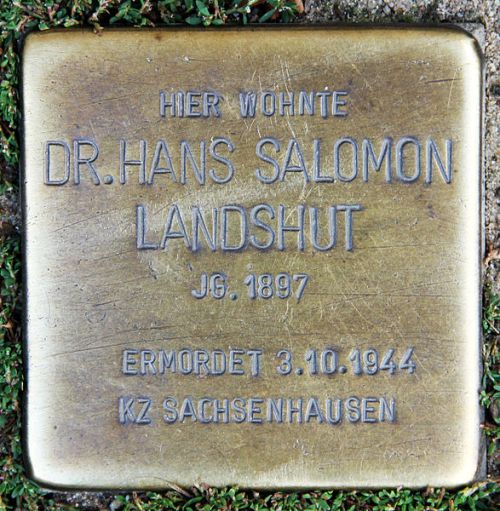 Stumbling Stone Bötzowstraße 53 #1