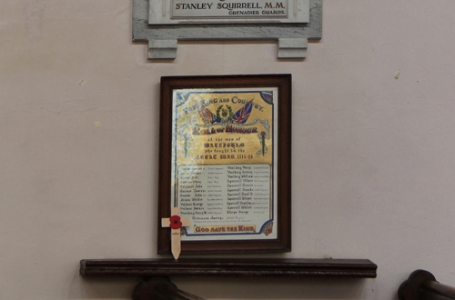 War Memorial St. Mary Magdalene Church Bildeston #2