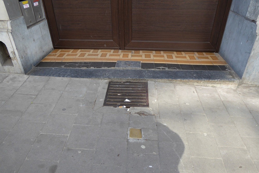 Stumbling Stone Rue Théodore Verhaegen 126 #2