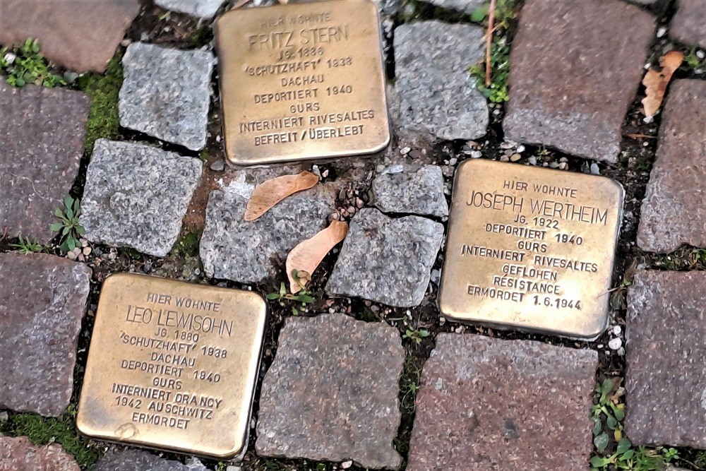 Stolpersteine A3 - 6