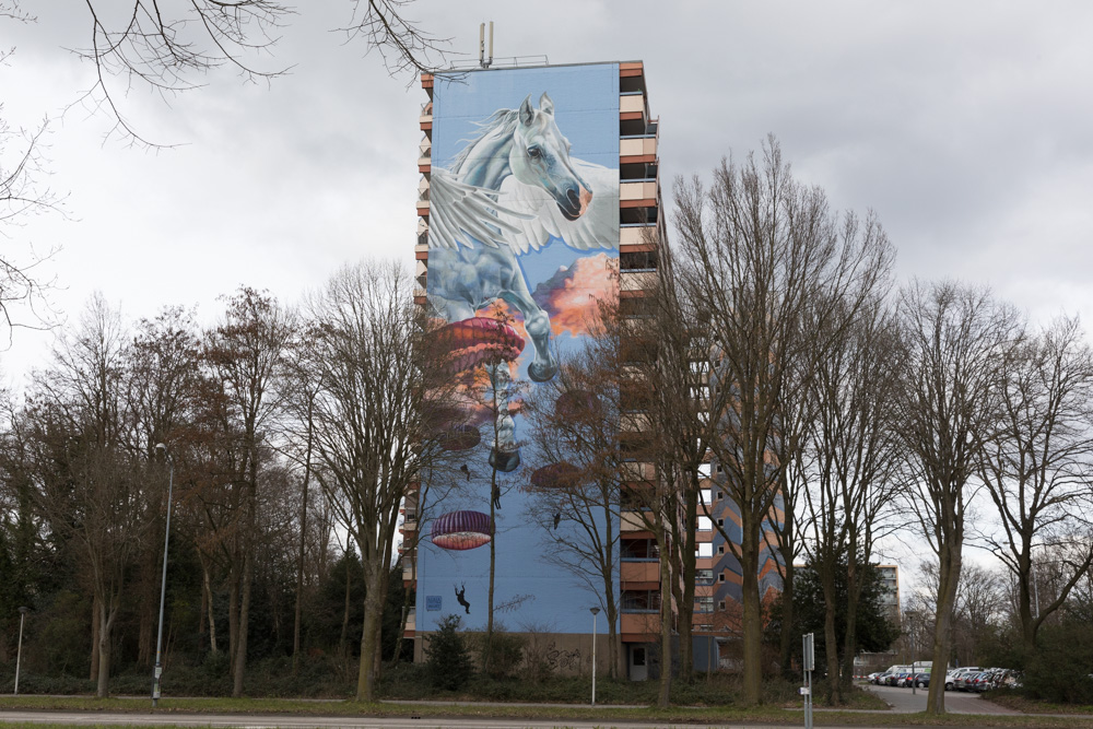 Airborne Streetart Van Eekelen Flat