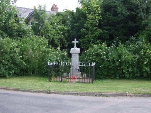 Oorlogsmonument Sutton St. Edmund