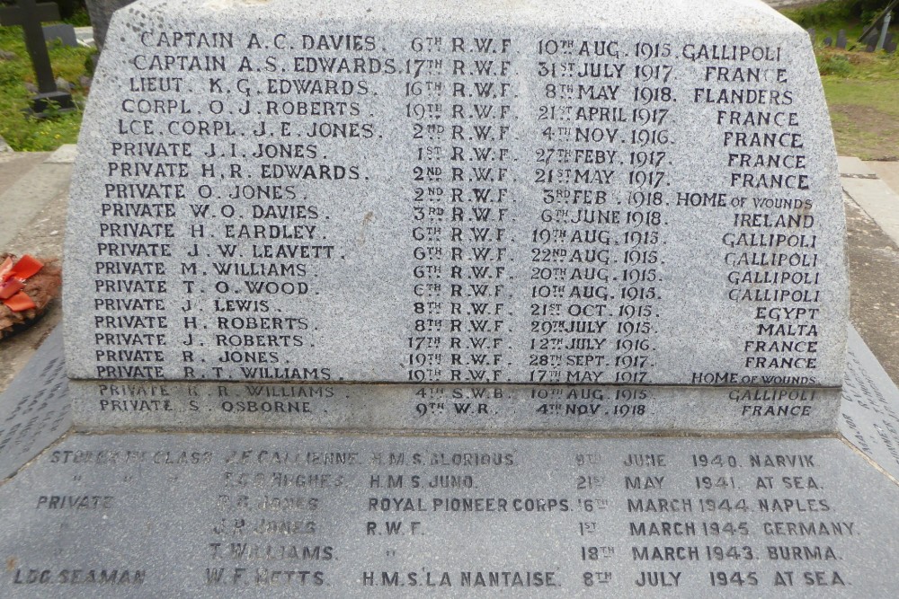 War Memorial Menai Bridge