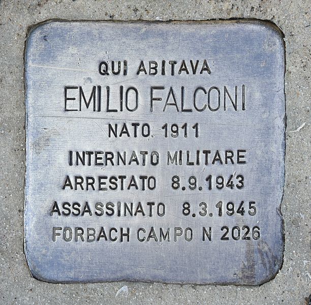 Stolperstein Via Geremia Bonomelli 62