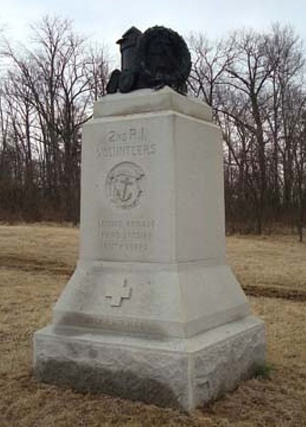 Monument 2nd Rhode Island Volunteer Infantry Regiment #1