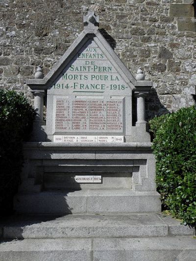 Oorlogsmonument Saint-Pern