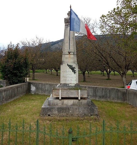 Oorlogsmonument Montlaur-en-Diois